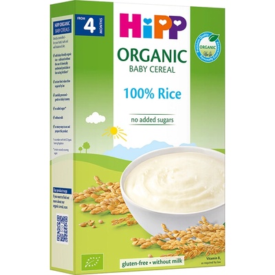 Hipp БИО Безмлечна каша Ориз 4м+ 200 г