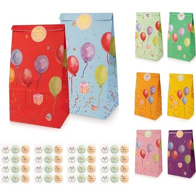 Dárkové sáčky z papíru 64 kusů – Zboží Živě