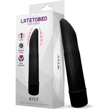 Image 1 of LATETOBED Nyly Multi-Speed Stimulator Black