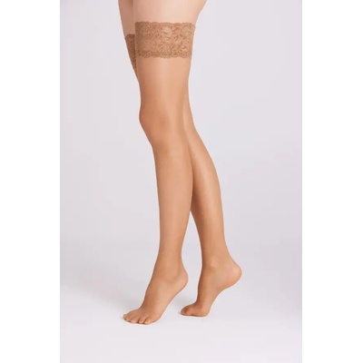 Ysabel Mora ЧОРАПИ СЪС СИЛИКОНОВА ЛЕНТА 15den bronze 14201