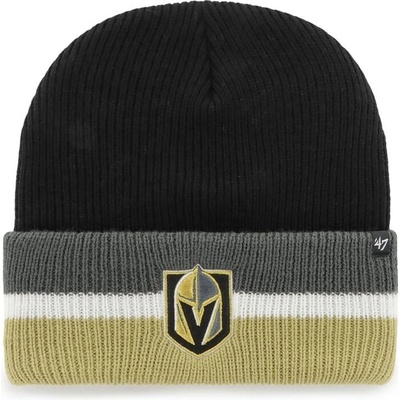 47 Brand pánska zimná čiapka Vegas Golden Knights Split Cuff '47 Cuff Knit Black