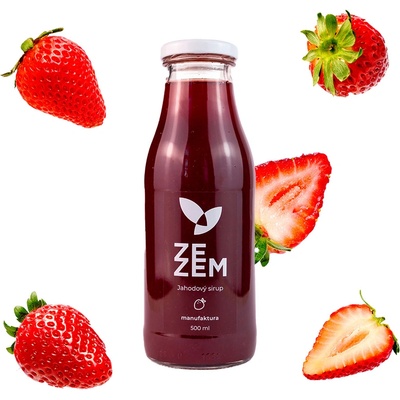 Zezem Jahodový sirup 0,5 l