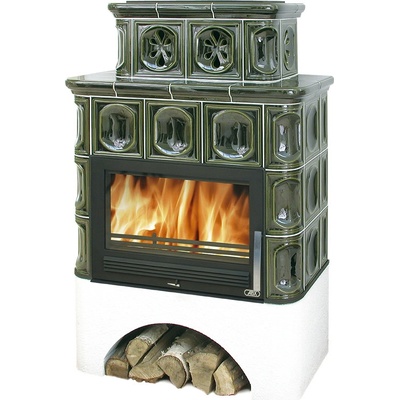 ABX KARELIE 12 kW zelená bílý sokl TPL 10,5kW – Hledejceny.cz