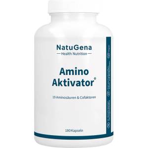 NatuGena Amino Aktivator (19 аминокиселини) - Мускулно възстановяване и поддържане на мускулната маса, 180 капсули (571155 (2018115) NTG)