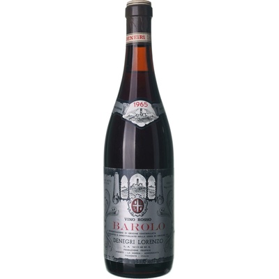 Denegri Lorenzo Barolo suché červené 1965 0,75 l (holá láhev)