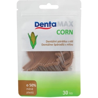 DentaMax Corn dentálne špáradlá s niťou 30 ks