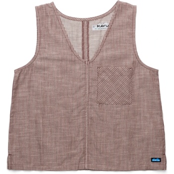 KAVU Дамски топ KAVU Women's Vacay Top - Chocolate (916-6282-0214)