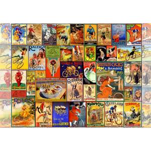 Grafika Art Puzzle - Puzzle Vintage Bicycle Posters - 1 000 piese
