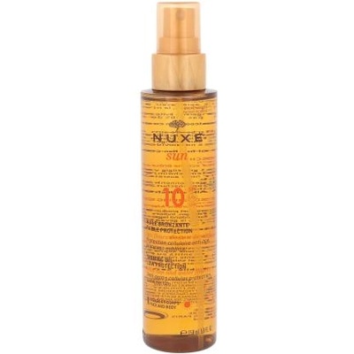 NUXE Sun Tanning Oil SPF10 слънцезащитно олио за тяло и лице 150 ml