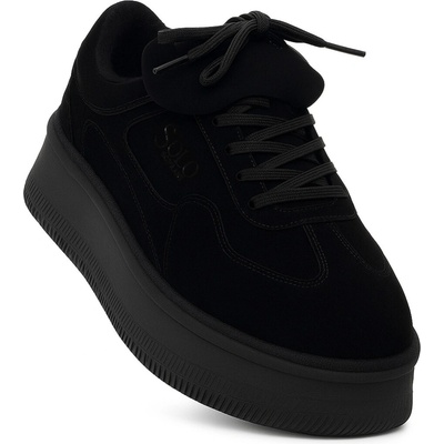 Solo soprani COUTURE Jenny suede snehule čierna