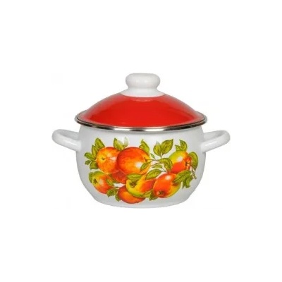 HORECANO Емайлирана тенджера 3л 18см "Яблочньй сезон" (6rh181m) Р (0129155)