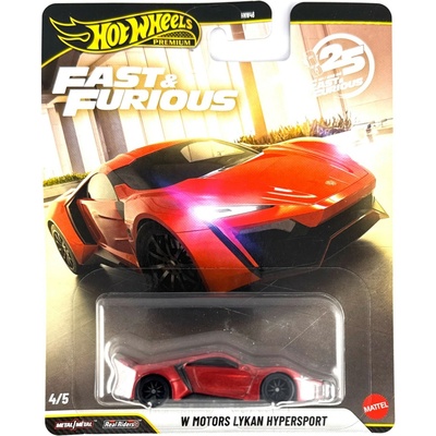 Mattel Hot Wheels Premium Car Fast and Furious W Motors Lykan Hypersport