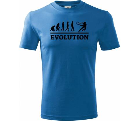 Evolution tenis černý tisk dětské tričko Basic