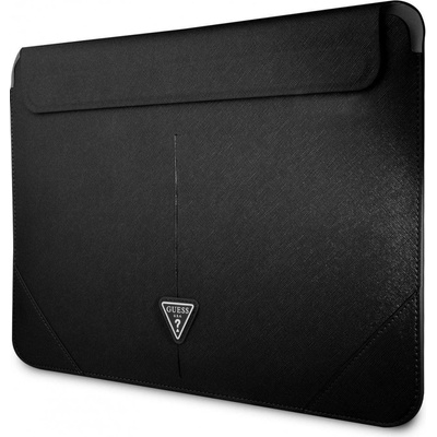 Guess Saffiano Triangle Metal Logo 57983107421 13/14" Black