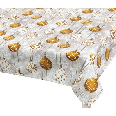 Bellatex obrus Vánoční koule zlatá 100x100 cm