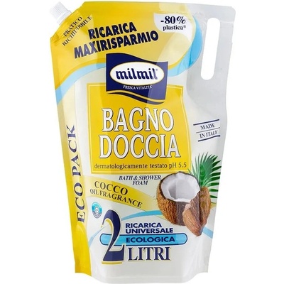 Milmil Bagno doccia Cocco oil sprchový gél a pena do kúpeľa 2000 ml