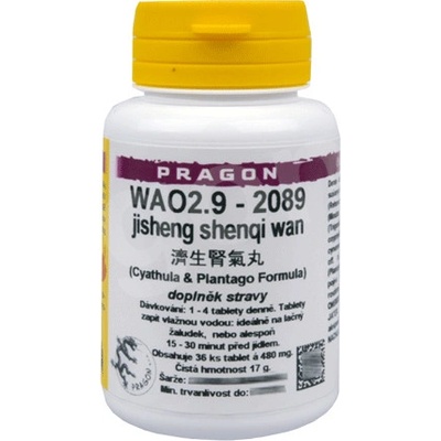 WAO2.9-2089 jisheng shenqi wan 36 tablet Pragon