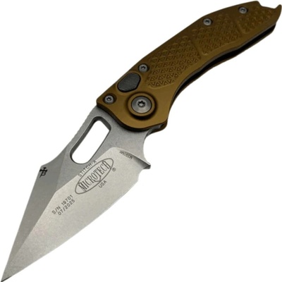Microtech STITCH AUTO S/E STONEWASH STANDARD TAN 169-10TA