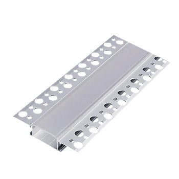 Image 1 of ELMARK 2m. DP65 АЛУМИНИЕВ ПРОФИЛ ЗА LED ЛЕНТА ЗА ВГРАЖДАНЕ В ГИПС (99ACC65)