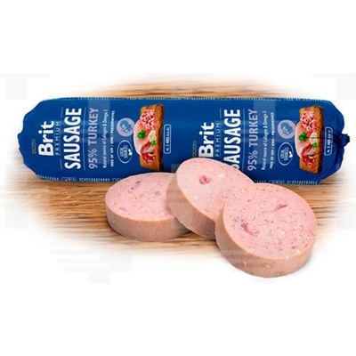 Brit Premium Sausage Turkey & Rice 800 g