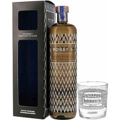 Bobbys Schiedam holandský gin 42% 0,7 l (dárkové balení 1 sklenice)