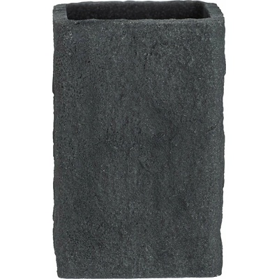 Wenko Pohár na zubné kefky Villata polyrezín 7,5 x 11 x 7,5 cm antracitový