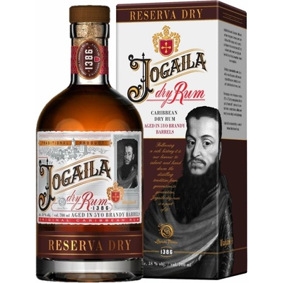 Rum Jogaila Reserva Dry 38% 0,7 l (kartón)