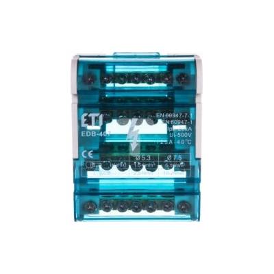 Eti-Polam Distribuční blok 125A 4P 7-svorkový EDB-407