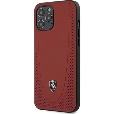 Ferrari Калъф за телефон Ferrari Hardcase Off Track Perforated за iPhone 12 Pro Max 6.7", червен (3700740479285)