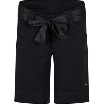 PUMA Tie Belt Bermuda Shorts Womens - Black