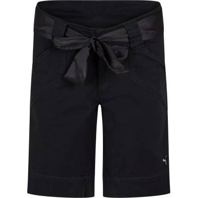 PUMA Tie Belt Bermuda Shorts Womens - Black