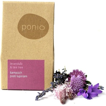 Ponio tuhý šampon Levandule & tea tree 60 g