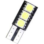  Лед крушки тип T10 с 3 SMD диода от една страна - Canbus (T10CAN3SMDS)