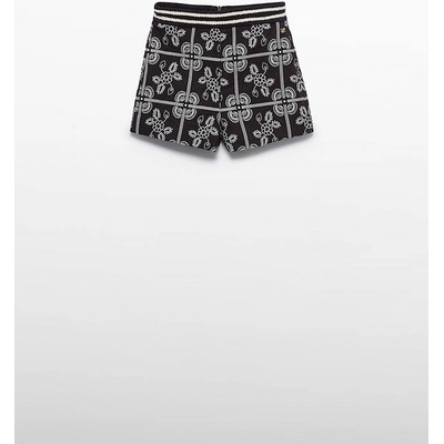 Abel & Lula kraťasy s výšivkami černé