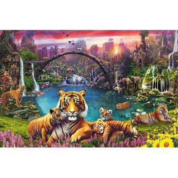 Ravensburger - Puzzle Tigers in Paradise - 3 000 piese