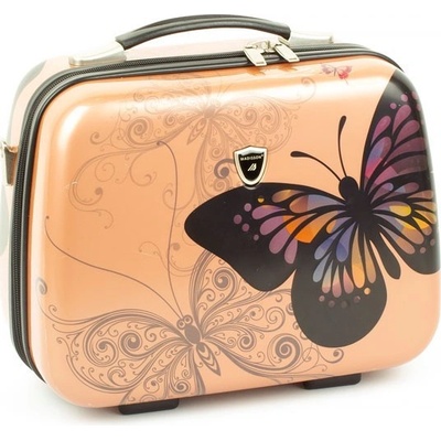 Snowball 16820A dětský kosmetický kufřík 28x33x16 cm růžová světle