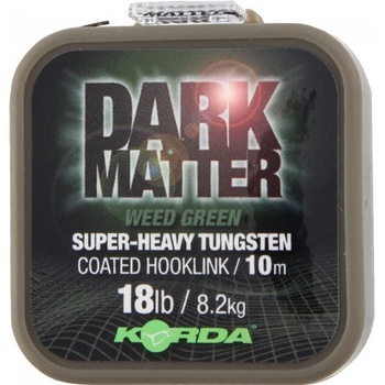 Korda Šnúra Dark Matter Tungsten Coated Braid Weed Green 10m 25lb
