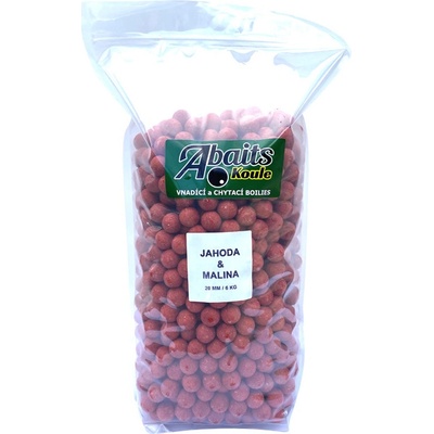 ABAITS Boilies Jahoda Malina 6 kg 20 mm