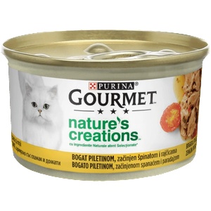 Gourmet Nature's Creations, с пиле и зеленчуци - 0.085кг