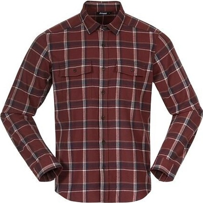 Bergans Tovdal amarone red/dark shadow grey check