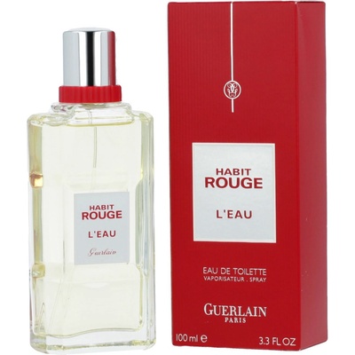 Guerlain Habit Rouge L´Eau toaletná voda pánska 100 ml