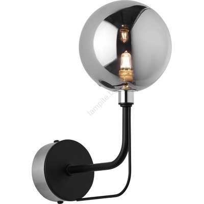 JUPITER 1889 - Стенна лампа ERIS 1xG9/14W/230V матов хром/черен/димно сиво (10701889)
