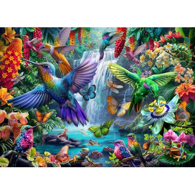 Bluebird Puzzle - Puzzle Tropical Hummingbirds - 500 piese