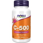 NOW Vitamin C-500 with Rose Hips, 100 таблетки, Now (PRODUCT_1307)