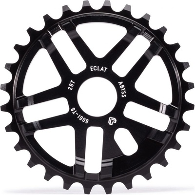 Éclat Prevodník BMX ÉCLAT ABYSS - Čierna, 25T