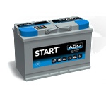 START AGM Deep Cycle 12V 100Ah right+