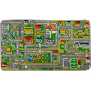 Multidecor Детски килим PLAYTOWN 120x170 cm пъстроцветен/град (MU0272)