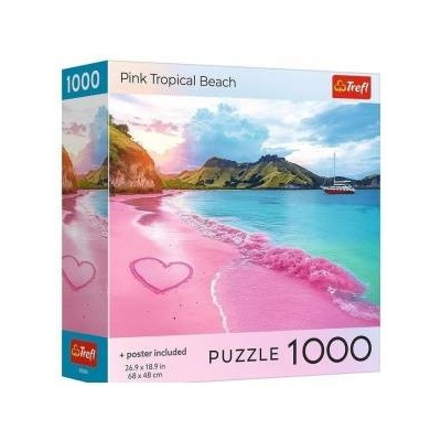 Trefl Puzzle 1000 USA Collection: Pink Beach TREFL
