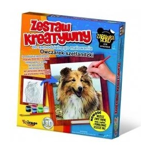 Mirage Hobby Convex Painting Dogs - Shetland Sheepdog