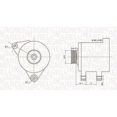 Generátor MAGNETI MARELLI 063731747010